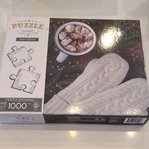 Classic Family Pastime Cozy Cocoa Puzzle 1000 Pieces